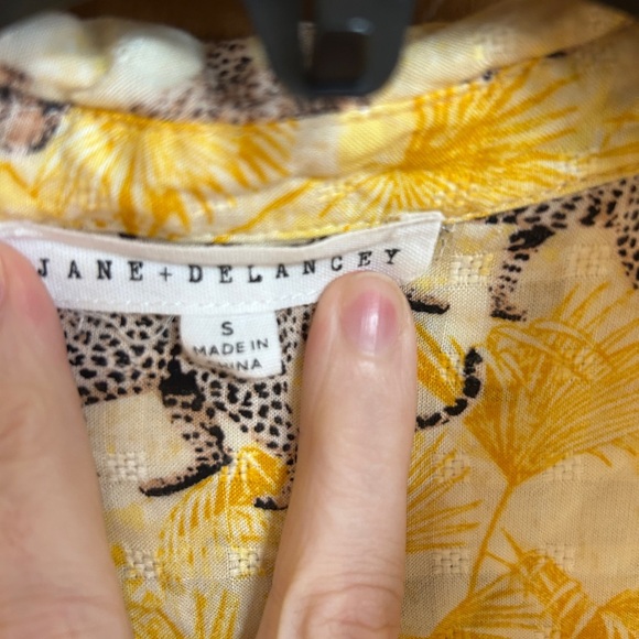 Jane and Delancey Leopard Print Shirt Dress - Women’s Small - Picture 2 of 2